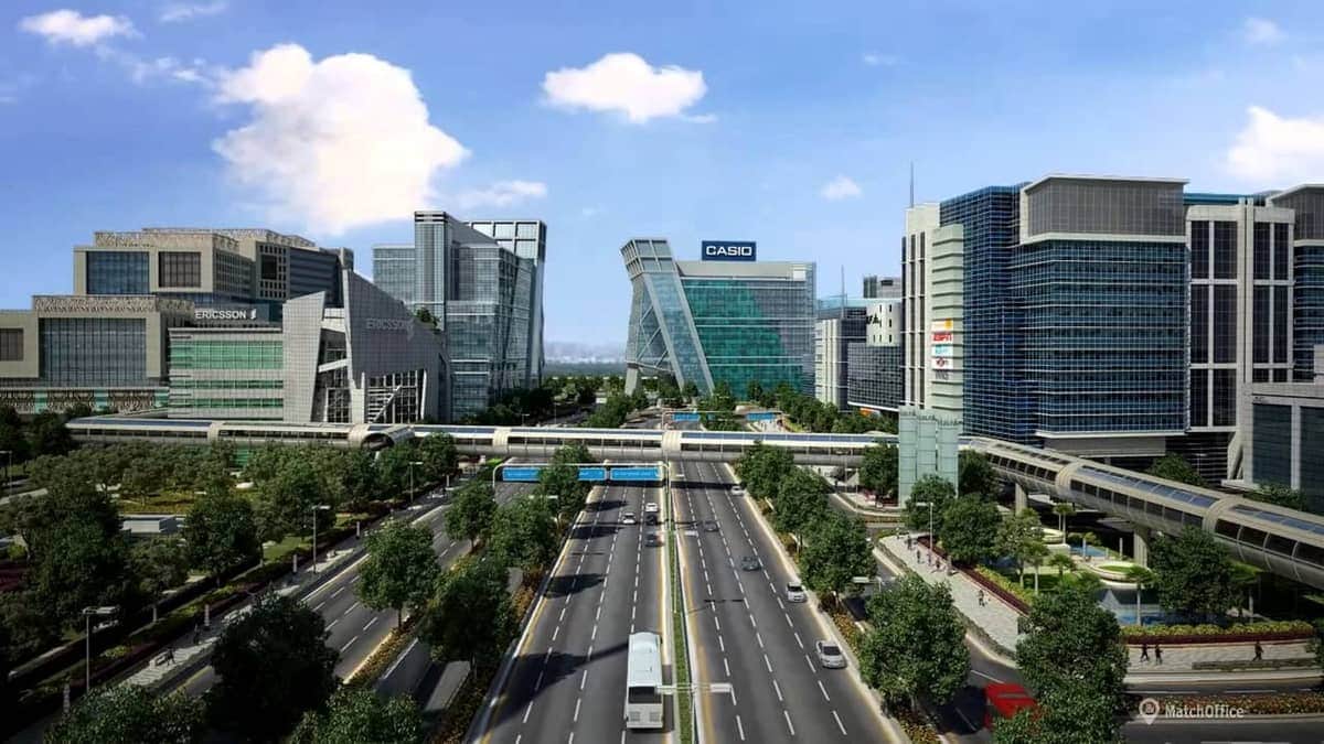 DLF Cyber City corporate towers in Gurugram